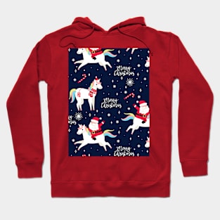 Christmas Unicorn Hoodie